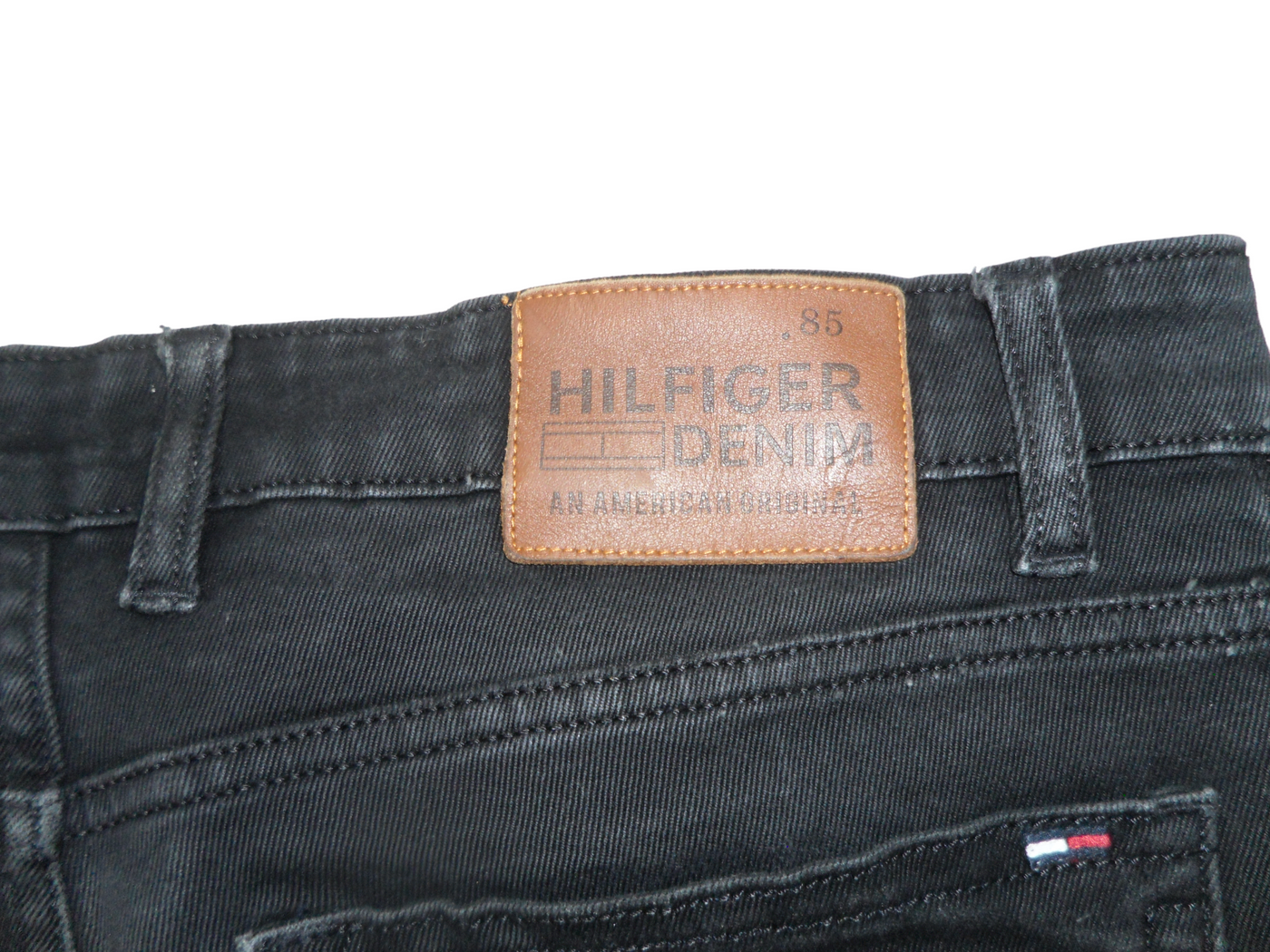 Vintage Tommy Hilfiger Men’s SIDNEY Black Skinny Fit Jeans W34 L31