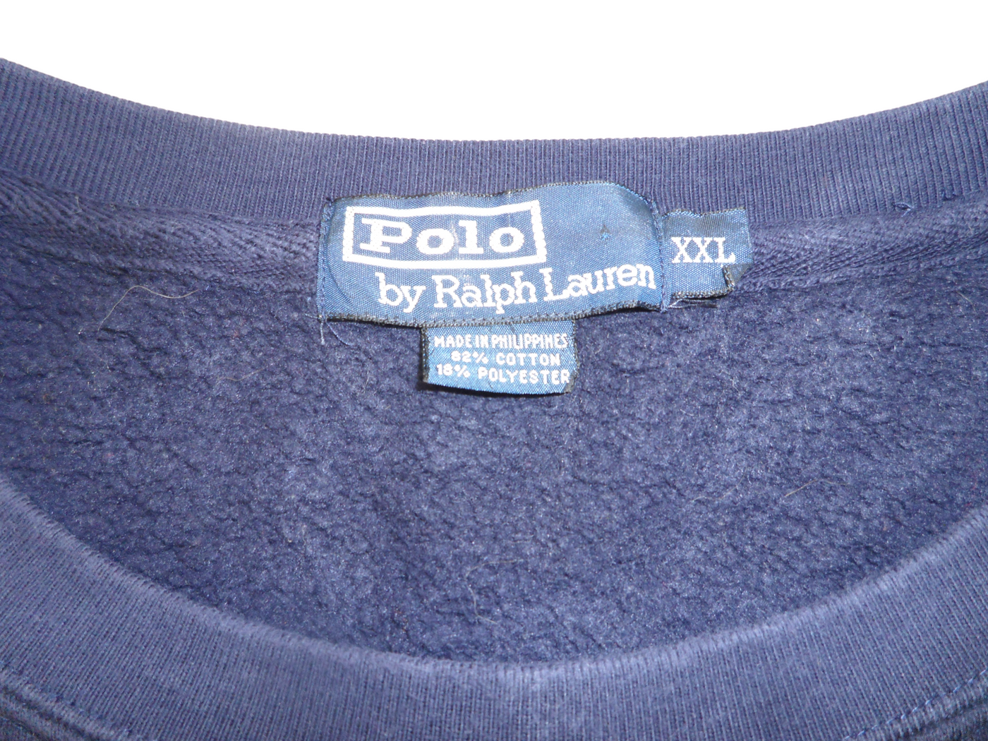 Vintage Polo Ralph Lauren Blue Fleece Pullover