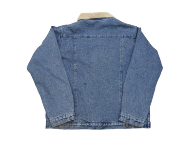 Vintage Cabela's Outdoor Gear Men's Vintage Denim Jacket, Fleece Lined, Blue