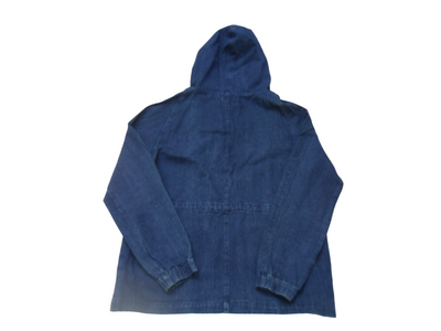 Vintage Vanishing Elephant Dark Blue Denim Poncho style Men's Jacket Size - S