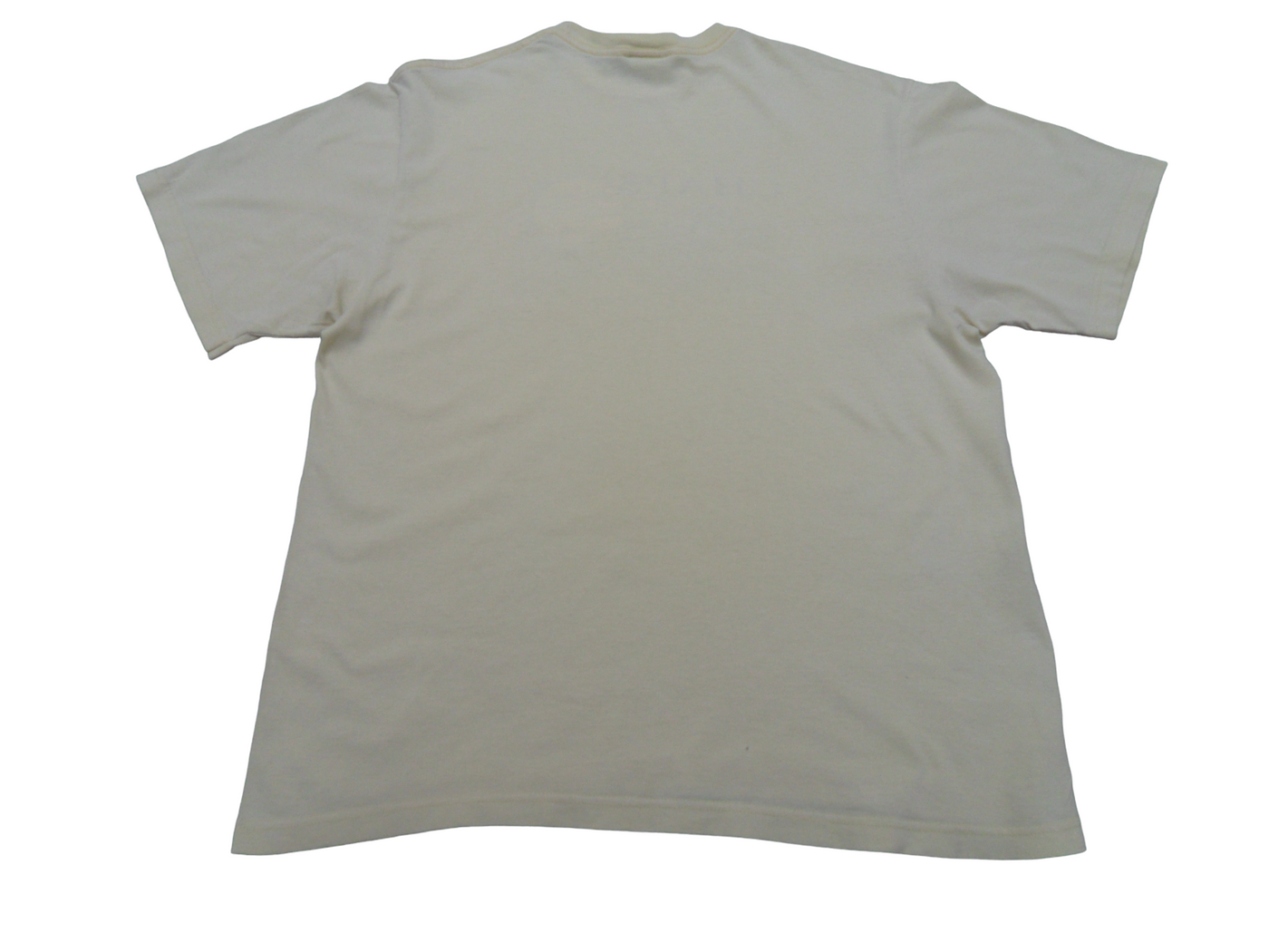 Vintage Chaps Ralph Lauren Yellow 100% Cotton Men's T-Shirt