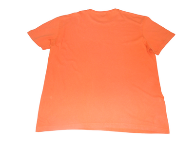 Vintage Polo Sport Orange Cotton Men's T-Shirt Size - L
