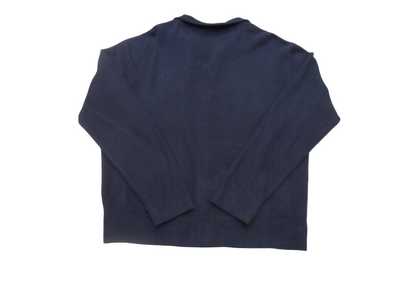 Vintage Polo Ralph Lauren Navy Blue 100% Cotton Jacket Size - L