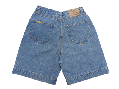 Vintage JORDACHE BASICS Mid Blue Denim High Waisted Women's Shorts Size - 12