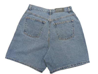 Vintage Gitano Mid Blue Women's Denim Shorts Size 14 (AU)
