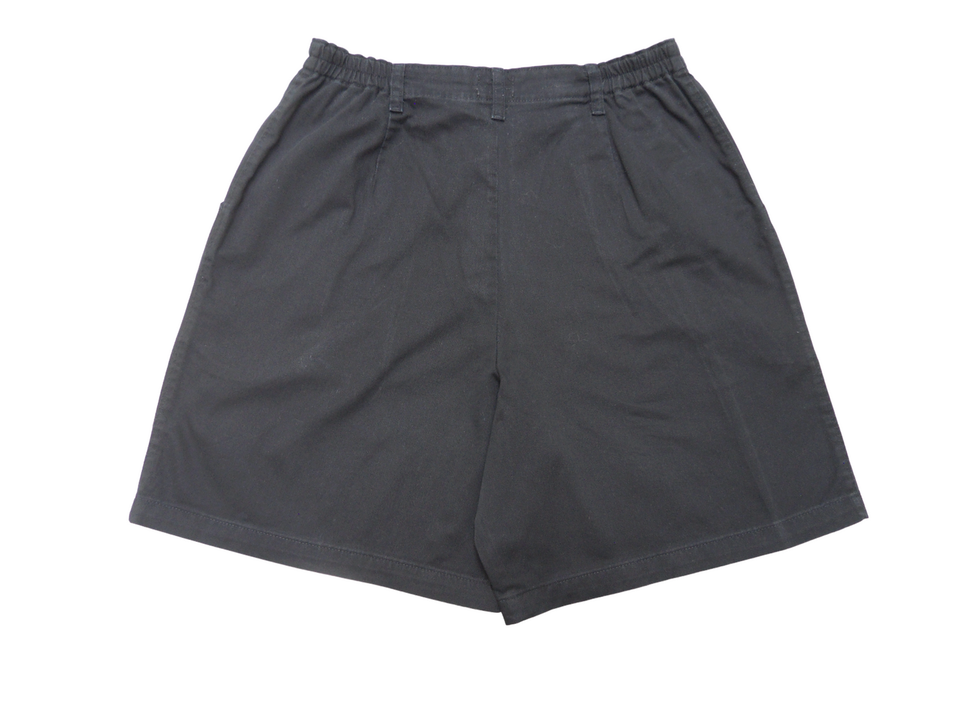 Vintage LEE Black Cotton Women's High Waisted Shorts Size-36 (12/14 AU)