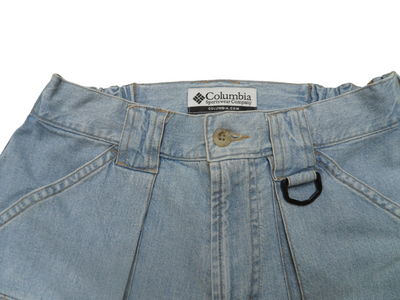 Vintage Columbia Sportswear Light Blue, Women's Denim shorts