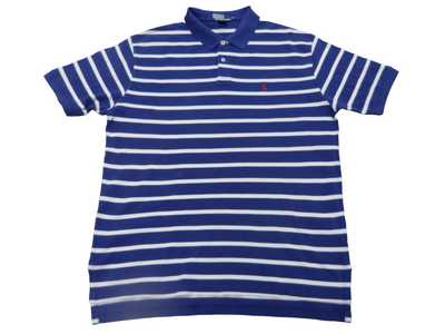 Vintage Polo Ralph Lauren, Men's Blue Short sleeve Polo Shirt Size-XL