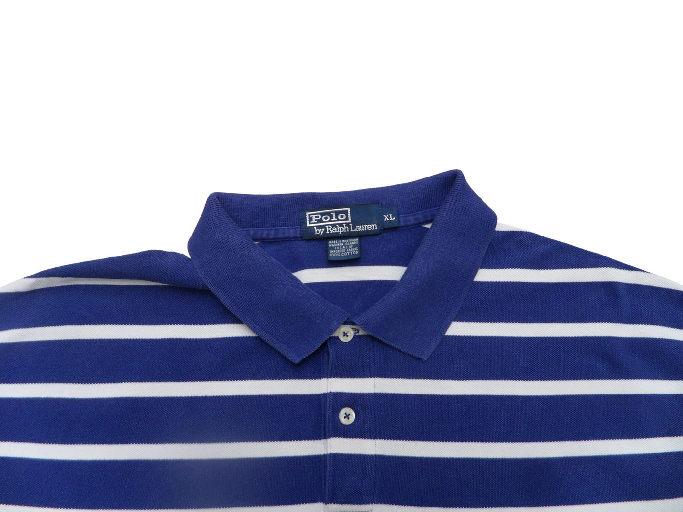 Vintage Polo Ralph Lauren, Men's Blue Short sleeve Polo Shirt Size-XL