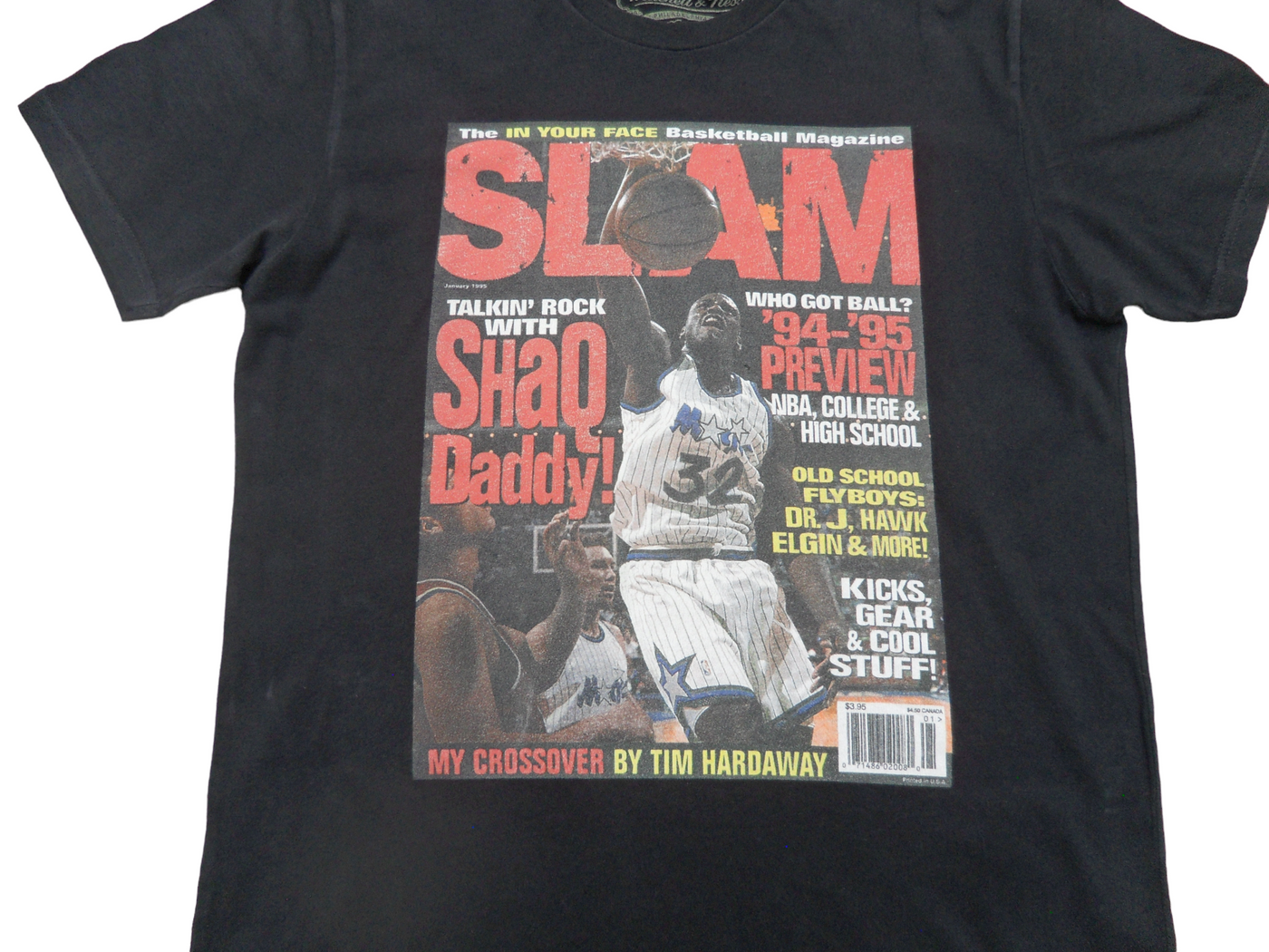 Vintage Mitchell & Ness Men's Black NBA T-Shirt Size-M