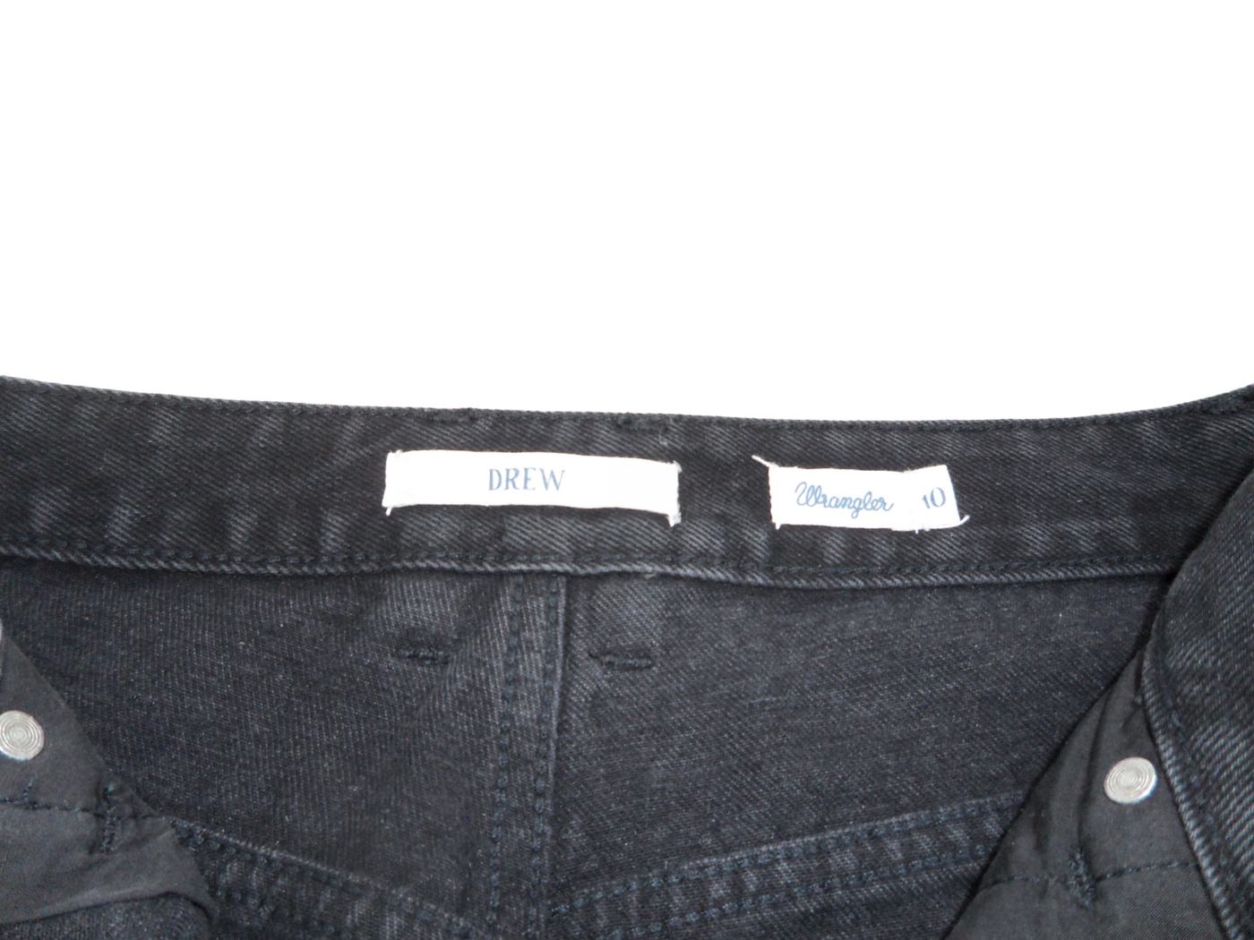 Vintage Wrangler, Women’s, Drew, Black, Cropped, Jeans Size 10