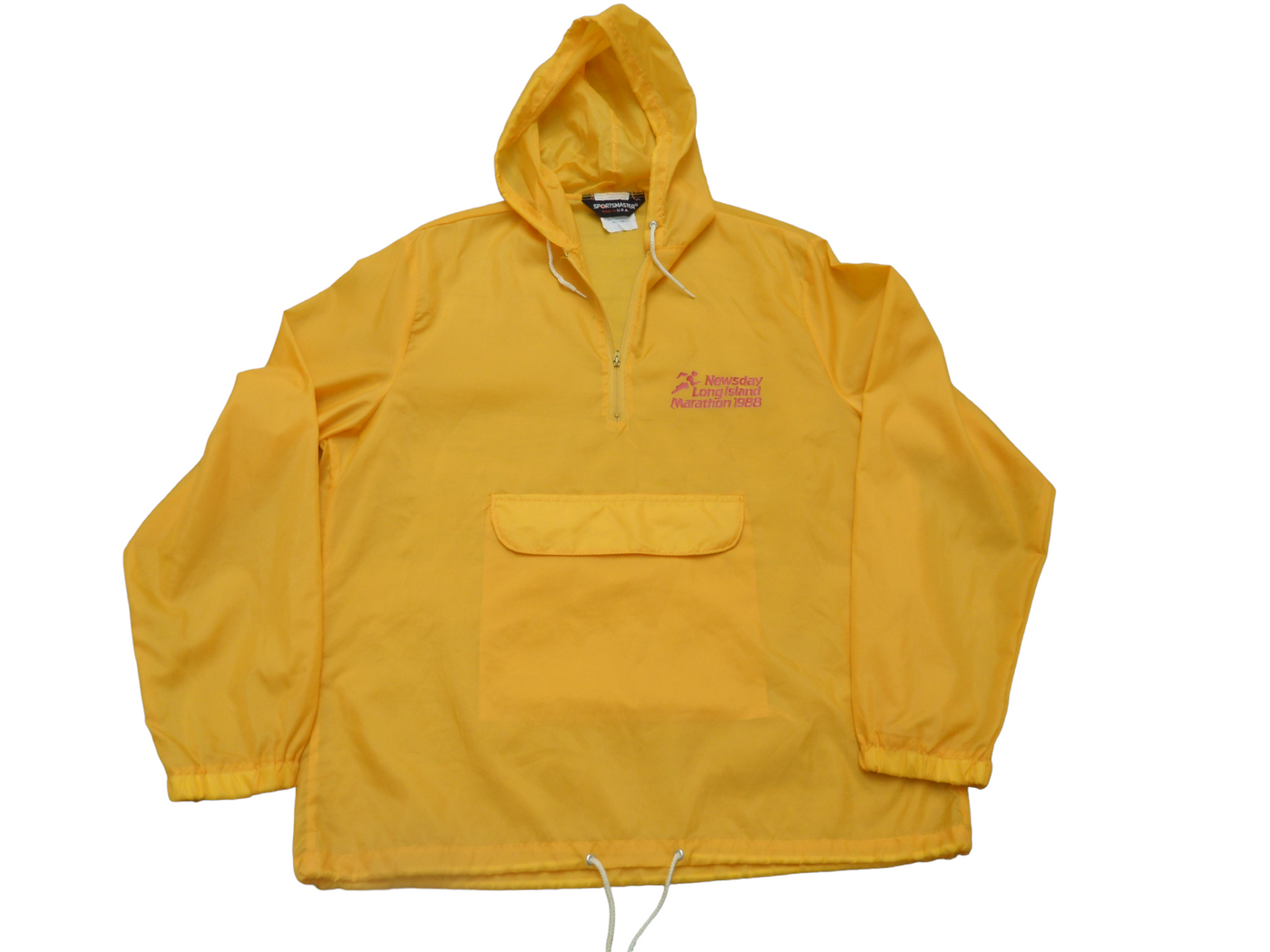 Vintage Sports Master Yellow Polyester Poncho Size - L