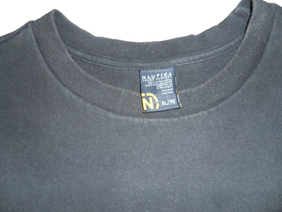 Vintage Nautica Jean Co. Navy Blue 100% Cotton Men's T-Shirt Size-XL