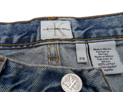 Vintage Calvin Klein Mid Blue Denim High waisted Women's Shorts