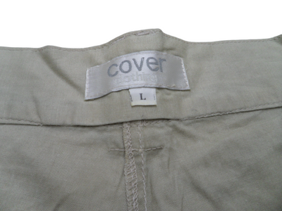 Vintage Cover Clothing Light Khaki Women's High waisted Cargo Shorts