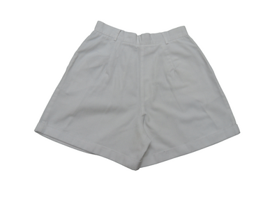 Vintage Counterparts Petite White Cotton Women's Shorts