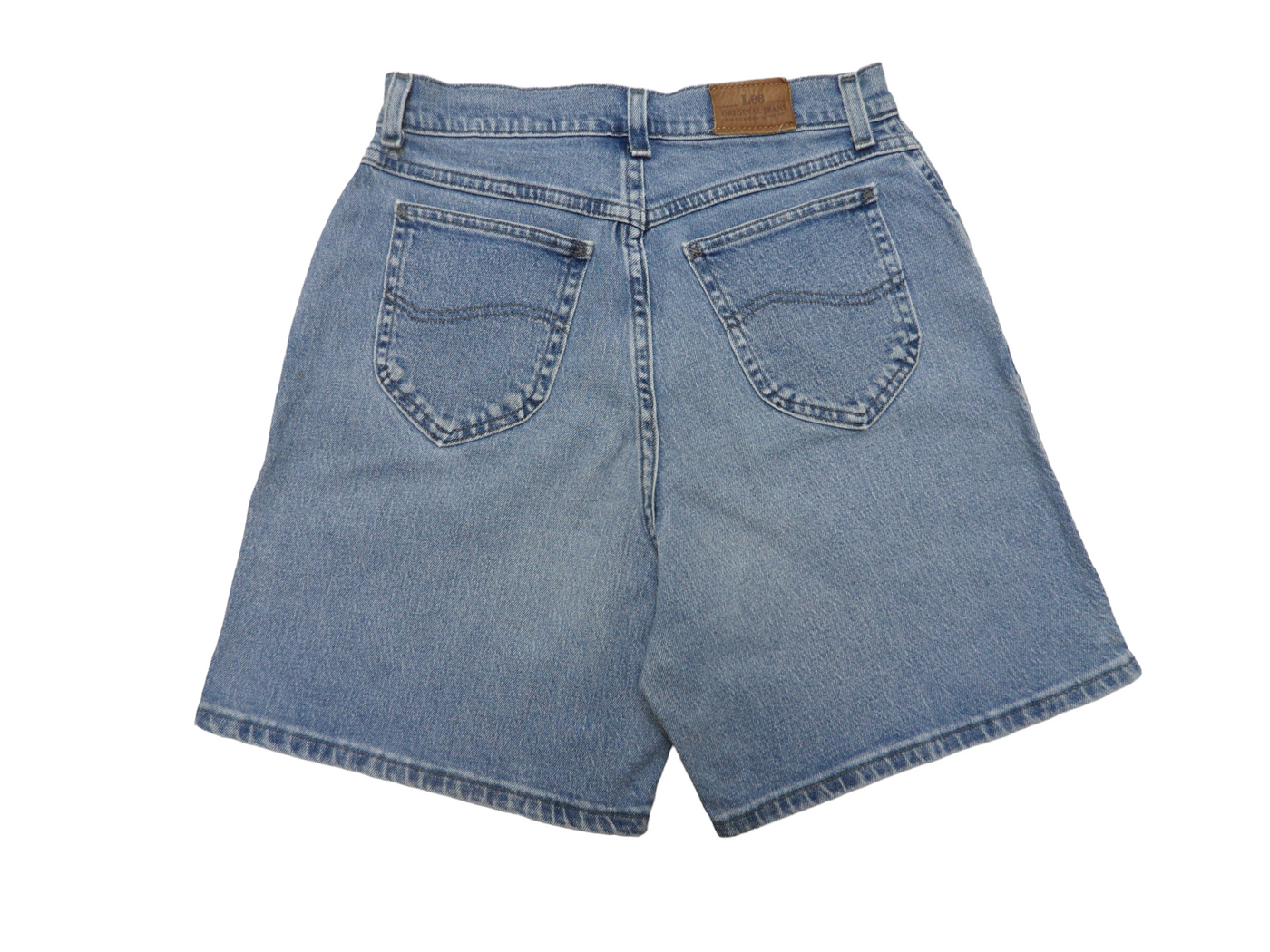 Vintage LEE Light Blue Denim Women's Shorts Size-8 (AU)