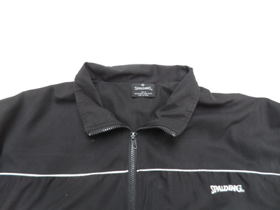 Vintage Black Spalding Jacket Size-XL